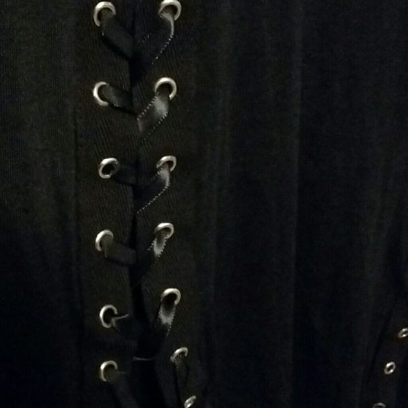 NWT DARE TO WEAR BLACK DRESS WITH LACE - Picture 5 of 8